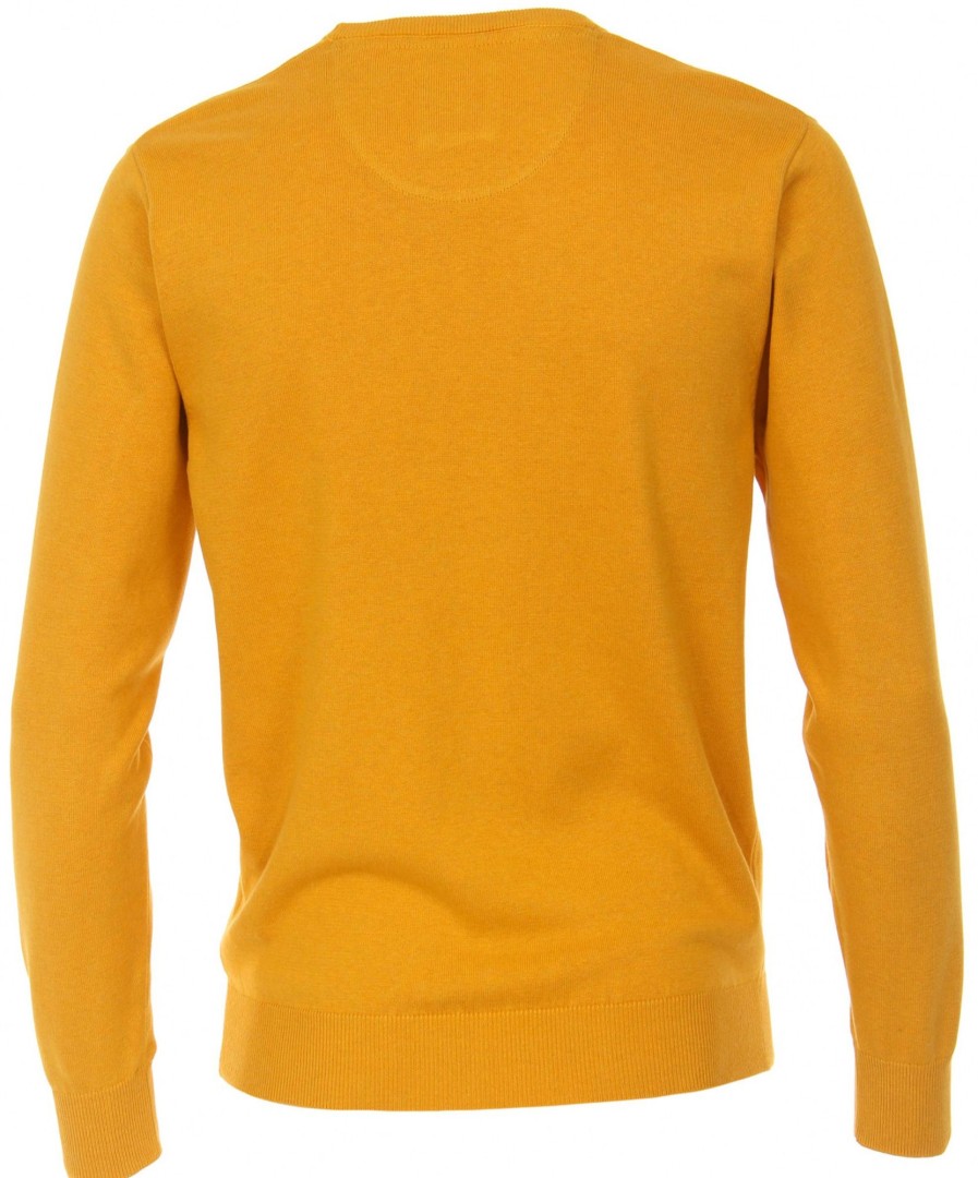 Pullover & Strick Redmond | Redmond Pullover - Rundhals-Ausschnitt - Gelb