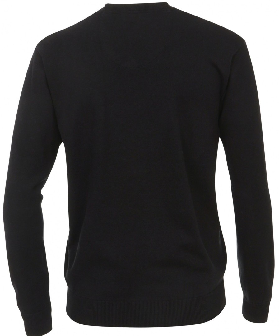 Pullover & Strick Redmond | Redmond Pullover - V-Ausschnitt - Schwarz