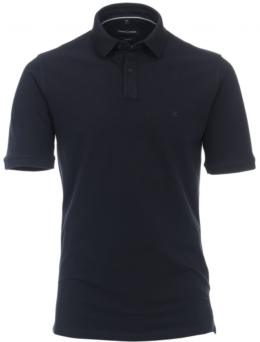 Hemden Casa Moda | Casa Moda Poloshirt - Regular Fit - Dunkelblau