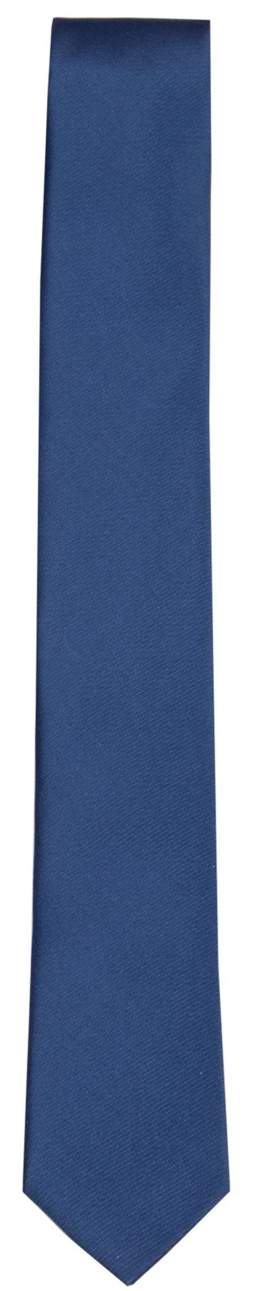 Accessoires OLYMP | Olymp Seidenkrawatte - Super Slim - Blau