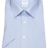 Hemden OLYMP | Olymp Kurzarmhemd - Luxor Comfort Fit - Chambray - Hellblau