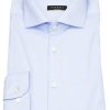 Hemden Eterna | Eterna Hemd - Super Slim Fit - Haikragen - Cover Shirt - Extra Blickdicht - Hellblau