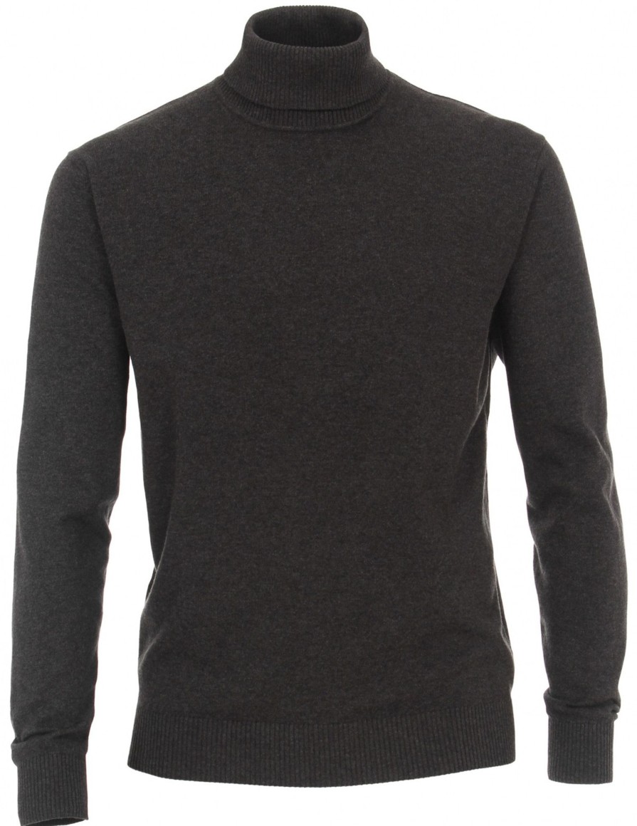 Pullover & Strick Redmond | Redmond Pullover - Rollkragen - Anthrazit / Dunkelgrau