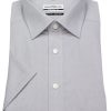 Hemden Marvelis | Marvelis Kurzarmhemd - Comfort Fit - Chambray - Grau - Ohne Ovp