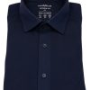 Hemden Marvelis | Marvelis Hemd - Modern Fit - Easy To Wear Jersey - Dunkelblau