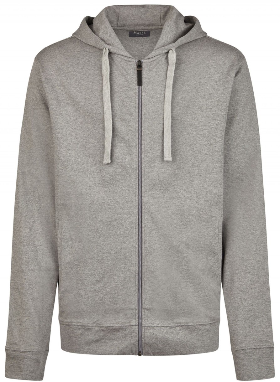 Pullover & Strick MAERZ Muenchen | Maerz Muenchen Sweatjacke - Modern Fit - Grau