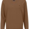 Pullover & Strick Fynch-Hatton | Fynch-Hatton Pullover - Casual Fit - V-Ausschnitt - Braun