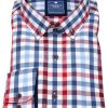 Hemden Redmond | Redmond Hemd - Comfort Fit - Button Down Kragen - Bio Baumwolle - Kariert - Mehrfarbig