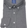 Hemden Redmond | Redmond Hemd - Comfort Fit - Button Down Kragen - Oxford - Schwarz