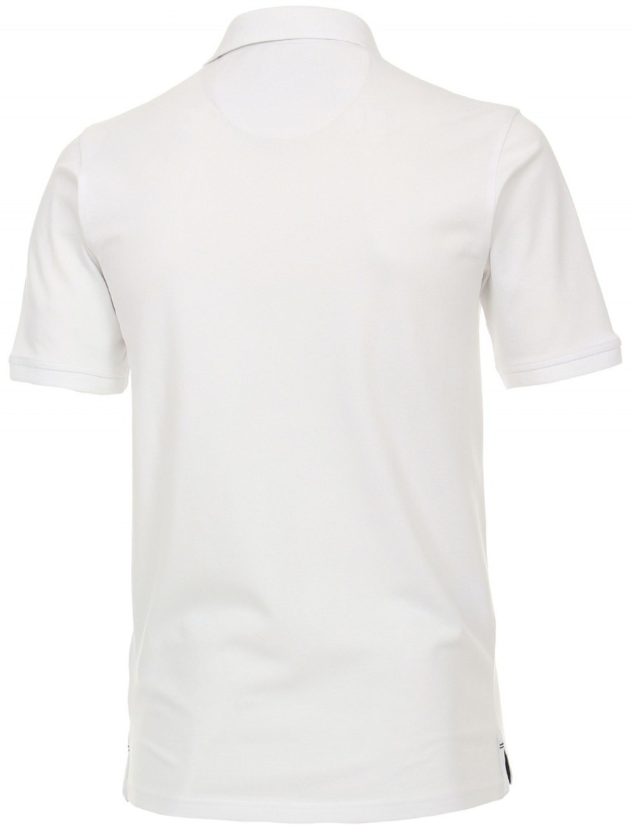 T-Shirts & Polos Casa Moda Casa Moda | Casa Moda Poloshirt - Regular Fit - Weis