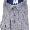 Hemden R2-Amsterdam | R2-Amsterdam Hemd - Modern Fit - Versteckter Button Down Kragen - Mehrfarbig