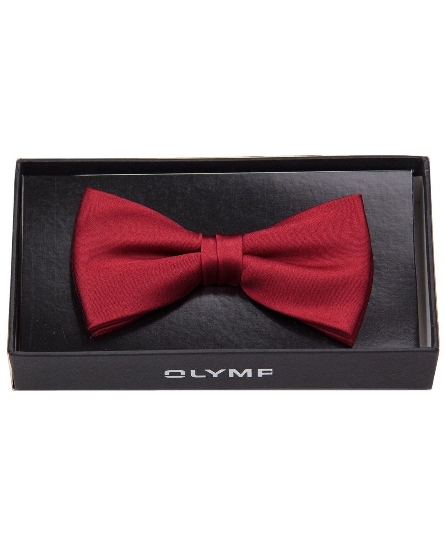 Accessoires OLYMP | Olymp Schleife / Fliege - Seide - Rot