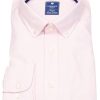 Hemden Redmond | Redmond Hemd - Comfort Fit - Button Down Kragen - Oxford - Rosa - Ohne Ovp