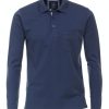 Hemden Redmond | Redmond Poloshirt - Regular Fit - Langarm - Wash And Wear - Blau