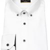 Hemden Redmond | Redmond Hemd - Slim Fit - Button Down Kragen - Struktur - Weis - Ohne Ovp