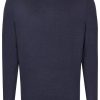 Pullover & Strick Marvelis | Marvelis Pullover - Merinowolle - Rundhals Ausschnitt - Dunkelblau - Ohne Ovp