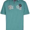 T-Shirts & Polos Casa Moda Casa Moda | Casa Moda Poloshirt - Casual Fit - Print - Turkis