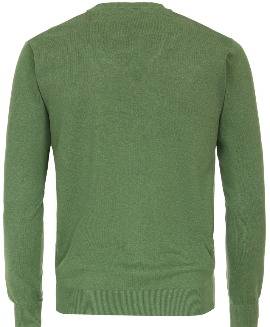 Pullover & Strick Redmond | Redmond Pullover - V-Ausschnitt - Grun