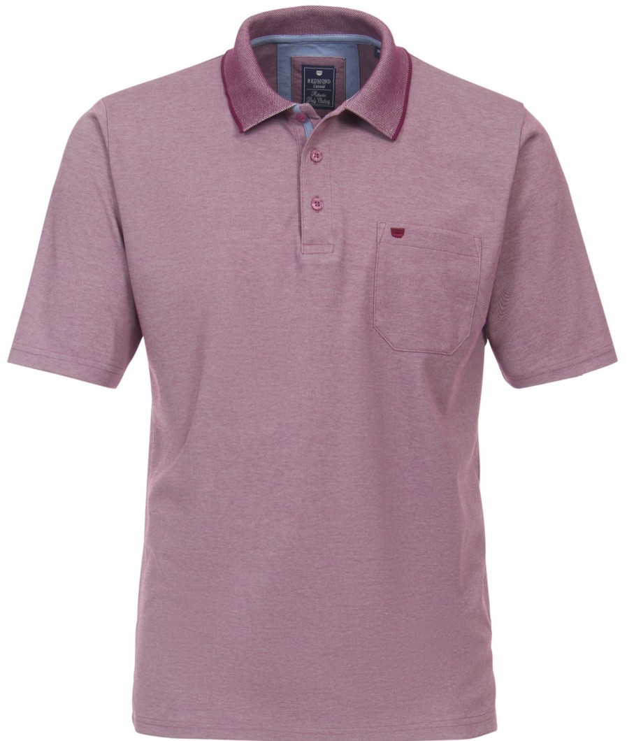 Hemden Redmond | Redmond Poloshirt - Regular Fit - Wash And Wear - Lila