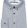 Hemden Strellson | Strellson Hemd - Casual Fit - Button Down Kragen - Blau