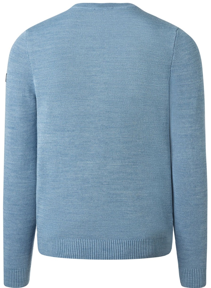 Pullover & Strick MAERZ Muenchen | Maerz Muenchen Pullover - Regular Fit - Rundhals - Hellblau