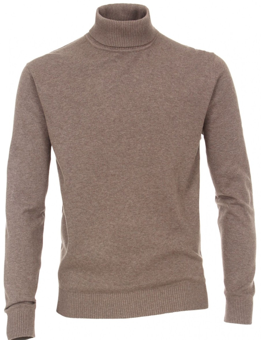 Hemden Redmond | Redmond Pullover - Rollkragen - Braun