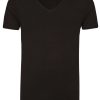 T-Shirts & Polos OLYMP V-Ausschnitt | Olymp Level Five Body Fit - T-Shirt - V-Ausschnitt - Schwarz - Ohne Ovp