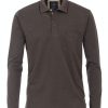 Hemden Redmond | Redmond Poloshirt - Regular Fit - Langarm - Wash And Wear - Grau