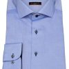 Hemden Eterna | Eterna Hemd - Slim Fit - Oxford - Kontrastnahte - Blau